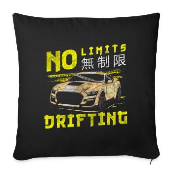 Car Tuner Vehicle Racing - Housse de coussin décorative 45 x 45 cm - noir - Devant