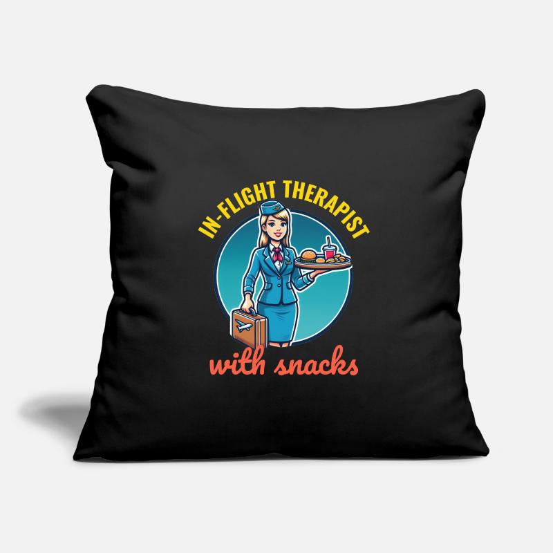 Flugbegleiter Flugbegleiter Flugcabin Crew Personal der Fluggesellschaft Sofakissenbezug 45 x 45 cm