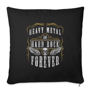 Metal Black Metal Festival Concert - Housse de coussin décorative 45 x 45 cm - noir - Devant