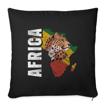 Culture Animal Welfare - Sofa pillowcase 17,3'' x 17,3'' (45 x 45 cm) - black - Front