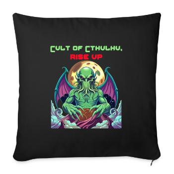 Cthulhu Horror Monster No Lives Matter T-Shirt - Sofakissenbezug 45 x 45 cm - Schwarz - Vorne