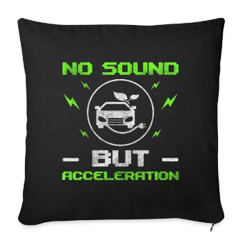 Electric Car Vehicle Modern - Sofa pillowcase 17,3'' x 17,3'' (45 x 45 cm) - black - Front