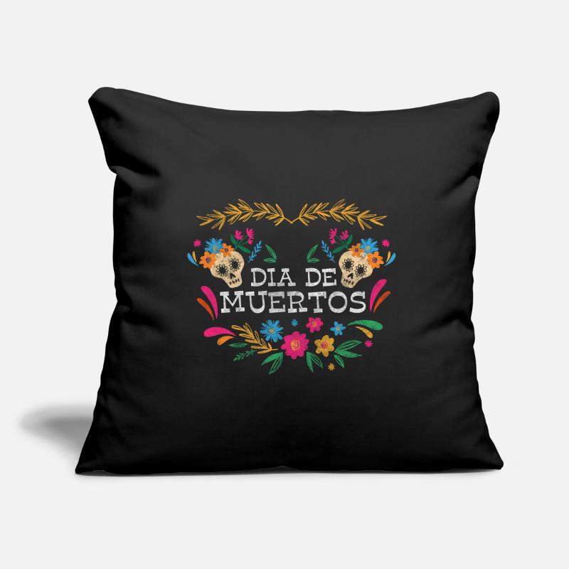 Mexico Solid Skeleton Sofa pillowcase 17,3'' x 17,3'' (45 x 45 cm)