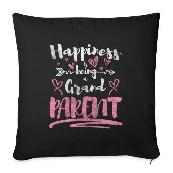 Grandma Offspring Dear Grandmother - Sofa pillowcase 17,3'' x 17,3'' (45 x 45 cm) - black - Front