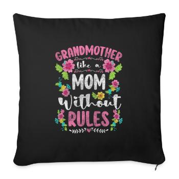 Grandpa Grandchild Love Baby - Sofa pillowcase 17,3'' x 17,3'' (45 x 45 cm) - black - Front