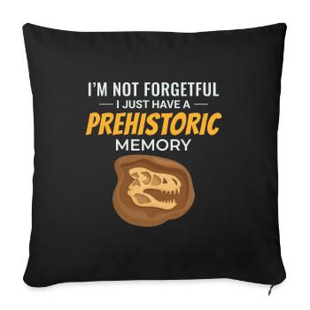 Fossil Hunting Paleontology Collector Geology - Sofa pillowcase 17,3'' x 17,3'' (45 x 45 cm) - black - Front