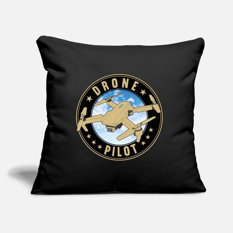 Drone Drone Pilot Drones Quadcopter Drone Sofa pillowcase 17,3'' x 17,3'' (45 x 45 cm)