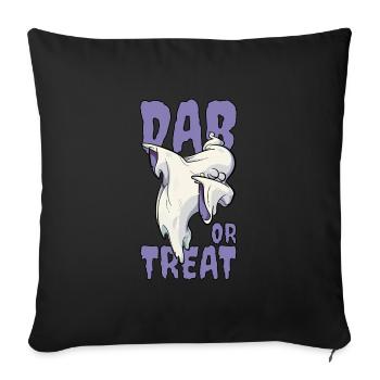 Dabbing Ghost Dab Dabbing Halloween Hip Hop - Housse de coussin décorative 45 x 45 cm - noir - Devant