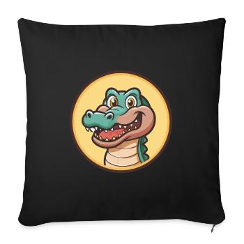 =SUBSTITUTE($K$13602,"[x]",$D13602) - Sofa pillowcase 17,3'' x 17,3'' (45 x 45 cm) - black - Front