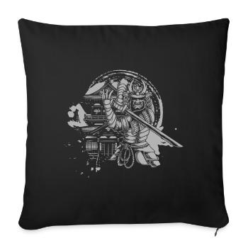 Asia Dragon Mythology - Sofa pillowcase 17,3'' x 17,3'' (45 x 45 cm) - black - Front