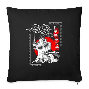Asia mythical creatures say mythical - Sofa pillowcase 17,3'' x 17,3'' (45 x 45 cm) - black - Front