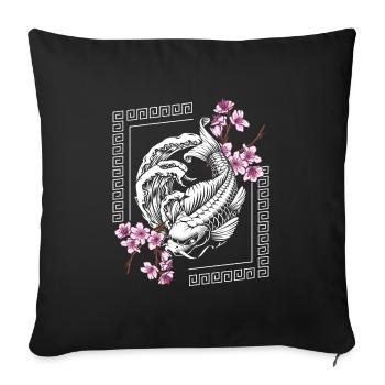 Orient Samurai Legends Time Travel - Sofa pillowcase 17,3'' x 17,3'' (45 x 45 cm) - black - Front