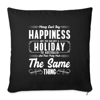Flag Koala Melbourne Crest - Sofa pillowcase 17,3'' x 17,3'' (45 x 45 cm) - black - Front