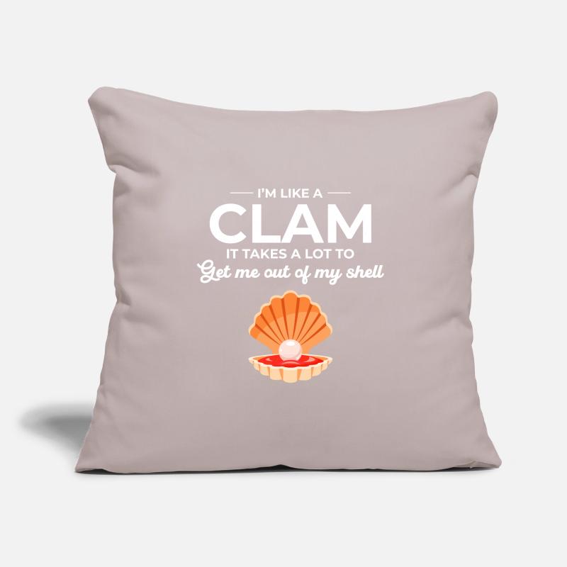 Muschelschalen Sammler Beachcomber Beach Sofakissenbezug 45 x 45 cm