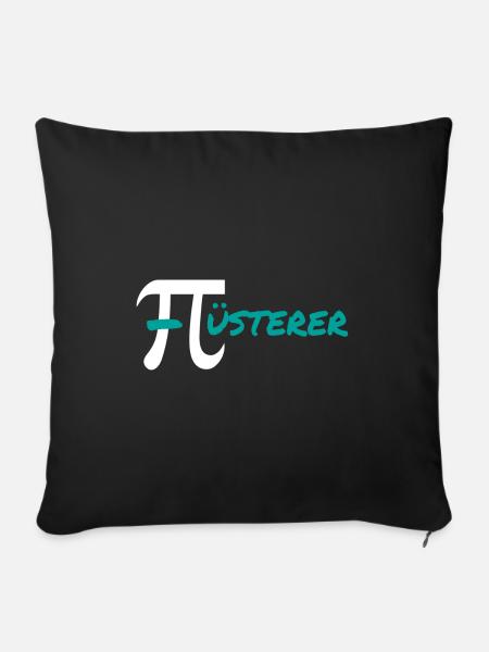 Pi Flüsterer - Sofakissenbezug 45 x 45 cm - Schwarz