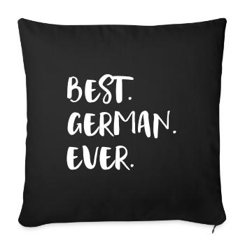Le meilleur allemand de tous les temps Beste Deutsche Staatsbürgerin - Housse de coussin décorative 45 x 45 cm - noir - Devant
