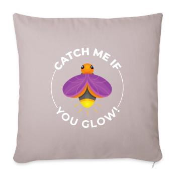 Lucioles Firefly Lightning Bug Insect Collector - Housse de coussin décorative 45 x 45 cm - taupe clair - Devant