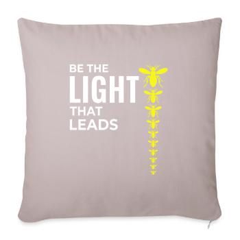 Lucioles Firefly Lightning Bug Insect Collector - Housse de coussin décorative 45 x 45 cm - taupe clair - Devant