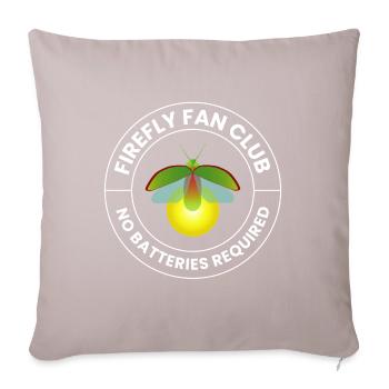 Lucioles Firefly Lightning Bug Insect Collector - Housse de coussin décorative 45 x 45 cm - taupe clair - Devant