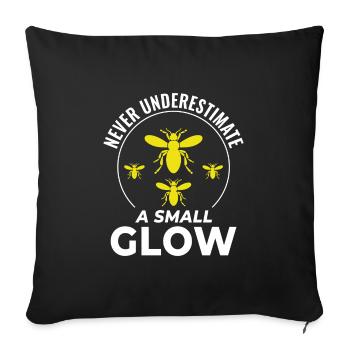 Lucioles Firefly Lightning Bug Insect Collector - Housse de coussin décorative 45 x 45 cm - noir - Devant