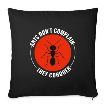 Ant Keeper Ant Lover Entomologist Insect Collector - Sofa pillowcase 17,3'' x 17,3'' (45 x 45 cm) - black - Front