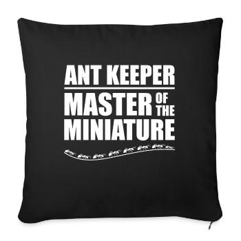 Ant Keeper Ant Lover Entomologist Insect Collector - Sofa pillowcase 17,3'' x 17,3'' (45 x 45 cm) - black - Front