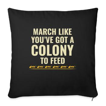 Ant Keeper Ant Lover Entomologist Insect Collector - Sofa pillowcase 17,3'' x 17,3'' (45 x 45 cm) - black - Front