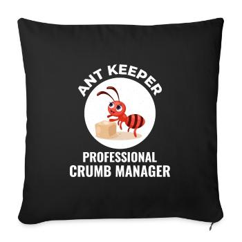 Ant Keeper Ant Lover Entomologist Insect Collector - Sofa pillowcase 17,3'' x 17,3'' (45 x 45 cm) - black - Front