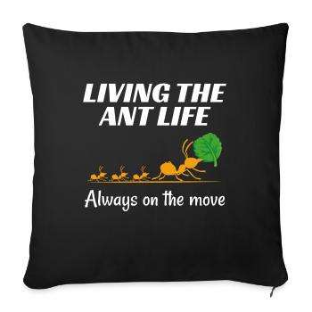 Ant Keeper Ant Lover Entomologist Insect Collector - Sofa pillowcase 17,3'' x 17,3'' (45 x 45 cm) - black - Front