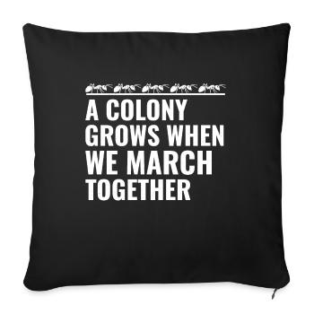 Ant Keeper Ant Lover Entomologist Insect Collector - Sofa pillowcase 17,3'' x 17,3'' (45 x 45 cm) - black - Front