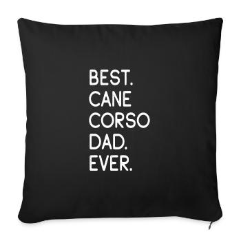 Cane Corso Italiano - Housse de coussin décorative 45 x 45 cm - noir - Devant