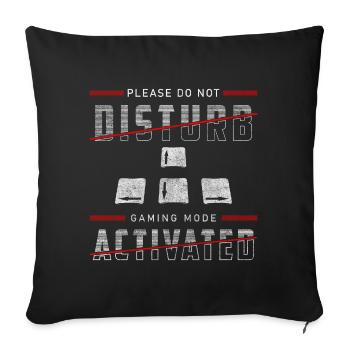 Gamer PC Masterrace Liga Streamer - Sofakissenbezug 45 x 45 cm - Schwarz - Vorne