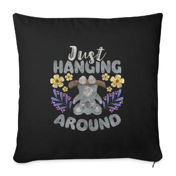 Koala Bear Tree - Sofa pillowcase 17,3'' x 17,3'' (45 x 45 cm) - black - Front
