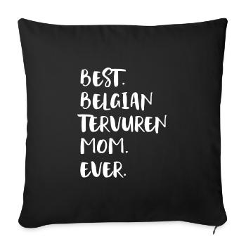 Belgian Tervuren - Sofakissenbezug 45 x 45 cm - Schwarz - Vorne