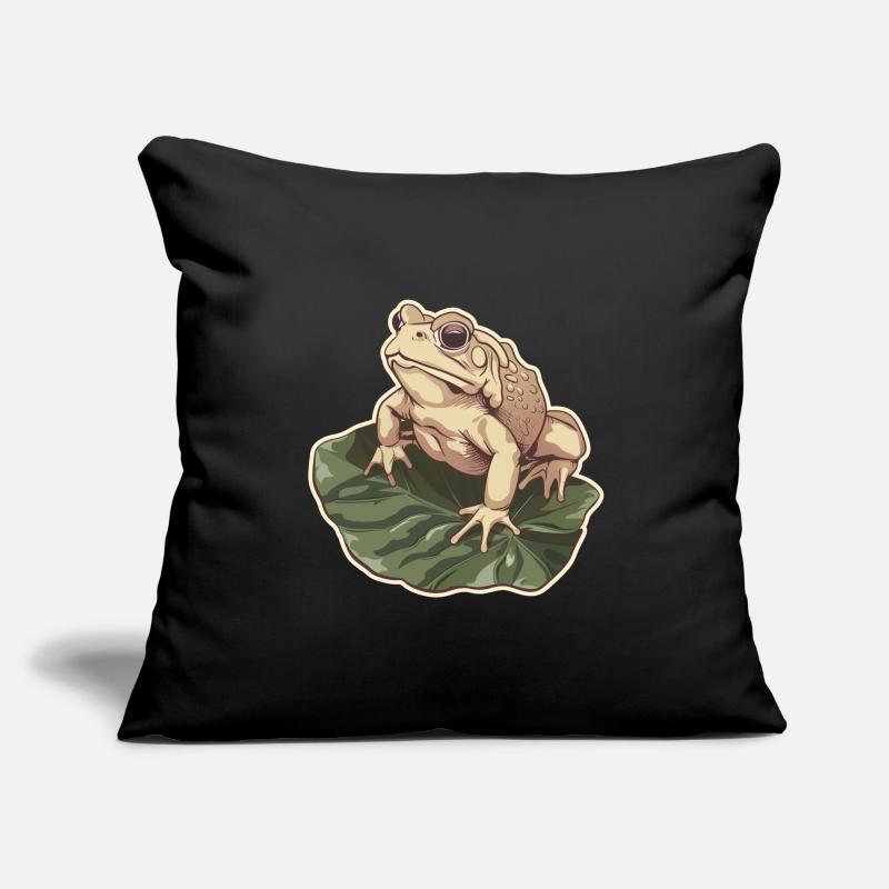 Toad Frog Amphibian Sofa pillowcase 17,3'' x 17,3'' (45 x 45 cm)