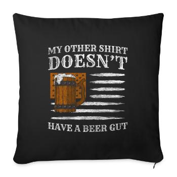 Bar Hopping Bière Boissons - Housse de coussin décorative 45 x 45 cm - noir - Devant
