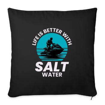 Jet Skiing Water Sports Ocean Ride Tropical Adven - Sofa pillowcase 17,3'' x 17,3'' (45 x 45 cm) - black - Front
