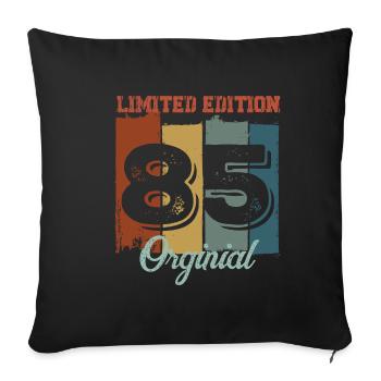 Limited Edition 85 Original – 40th Anniversary - Sofa pillowcase 17,3'' x 17,3'' (45 x 45 cm) - black - Front