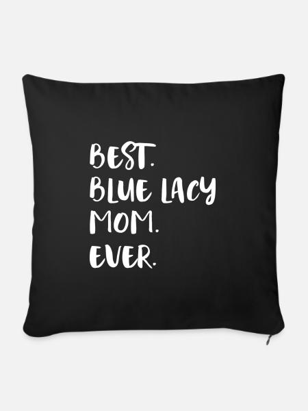 Blue Lacy - Sofakissenbezug 45 x 45 cm - Schwarz