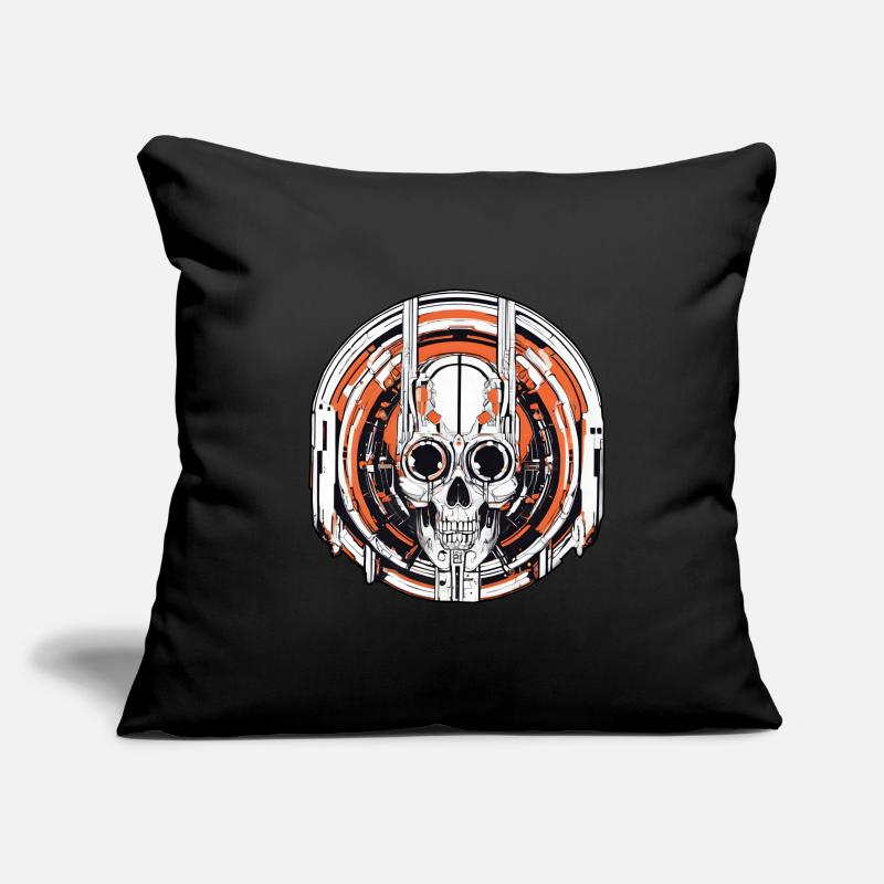 Techno Hardstyle Electro Robotik Sofakissenbezug 45 x 45 cm