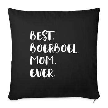 Boerboel - Housse de coussin décorative 45 x 45 cm - noir - Devant