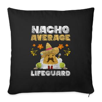 Lifeguard Indoor Pool Rescue Outdoor Pool - Sofa pillowcase 17,3'' x 17,3'' (45 x 45 cm) - black - Front