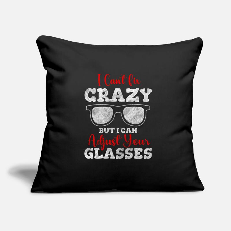 Visual aid spectacle snake Sofa pillowcase 17,3'' x 17,3'' (45 x 45 cm)