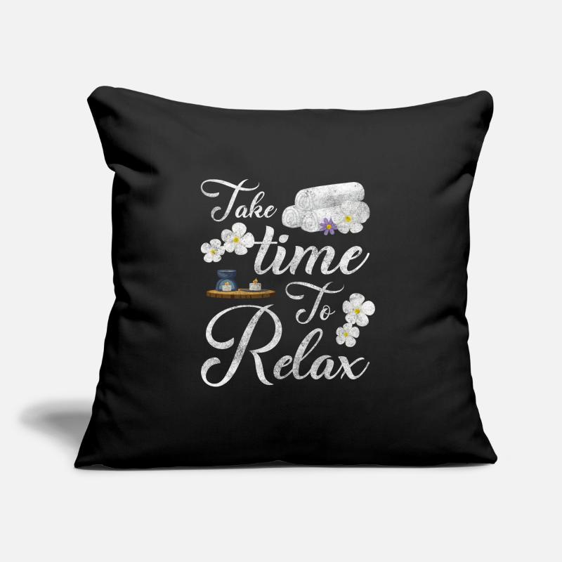 Relaxation Relax Recreation Excursion Sofa pillowcase 17,3'' x 17,3'' (45 x 45 cm)