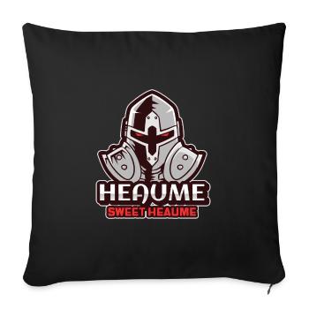 HEAUME SWEET HEAUME ! (chevalier) - Housse de coussin décorative 45 x 45 cm - noir - Devant