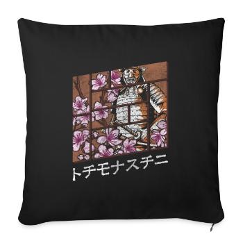Dragon Japonais Légendes Ronin - Housse de coussin décorative 45 x 45 cm - noir - Devant