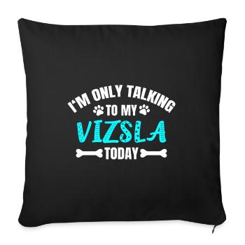 Vizsla Magyar Vizsla - Sofa pillowcase 17,3'' x 17,3'' (45 x 45 cm) - black - Front