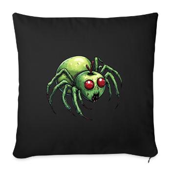 Apple Spider Apple Spider - Sofa pillowcase 17,3'' x 17,3'' (45 x 45 cm) - black - Front