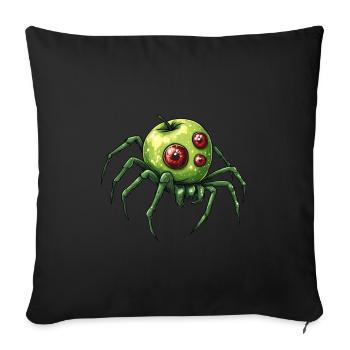 Apple Spider Apple Spider - Sofa pillowcase 17,3'' x 17,3'' (45 x 45 cm) - black - Front