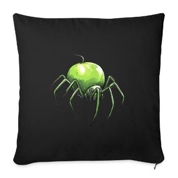 Apple Spider Apple Spider - Sofa pillowcase 17,3'' x 17,3'' (45 x 45 cm) - black - Front
